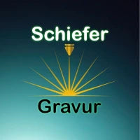 Lasergravur - Schiefer