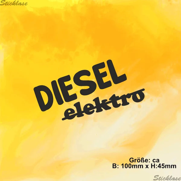 Aufkleber - Elektro? Nein Danke