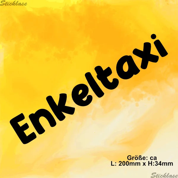 Aufkleber - Enkeltaxi