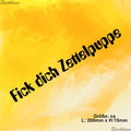 Aufkleber - Fick dich Zettelpuppe!