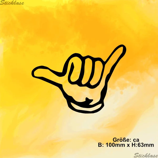 Aufkleber - Hang Loose