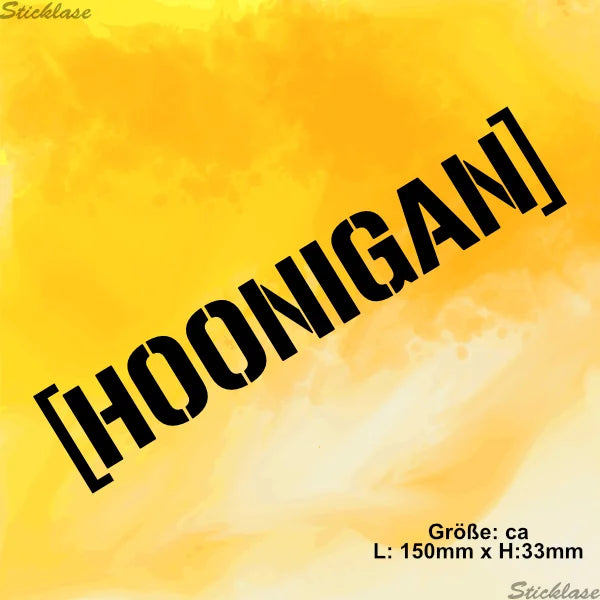 Aufkleber - Hoonigan
