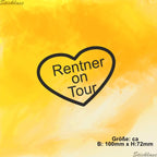 Aufkleber - Rentner on Tour