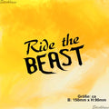 Aufkleber - Ride the BEAST