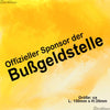 Aufkleber - Offizieller Sponsor der Bußgeldstelle