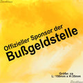 Aufkleber - Offizieller Sponsor der Bußgeldstelle