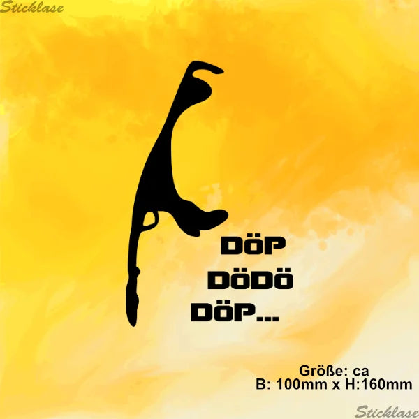 Aufkleber - SYLT -  DÖP DÖDÖ DÖP