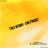 Two Word - One Finger Schriftzug Aufkleber