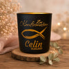 Personalisiertes Windlicht zur Konfirmation – Geschenk zur Konfirmation