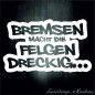 Preview: Bremsen macht die Felgen dreckig