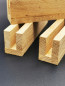 Preview: Blanko Kartenhalter aus Holz