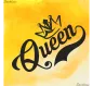 Preview: Queen Schriftzug mit Krone