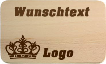 Frühstücksbrett aus Buche Wunschgravur