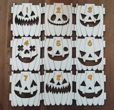 Halloween Deko Lampe