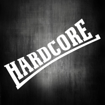 Aufkleber HARDCORE