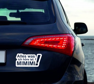 Alles was ich höre ist: MIMIMI