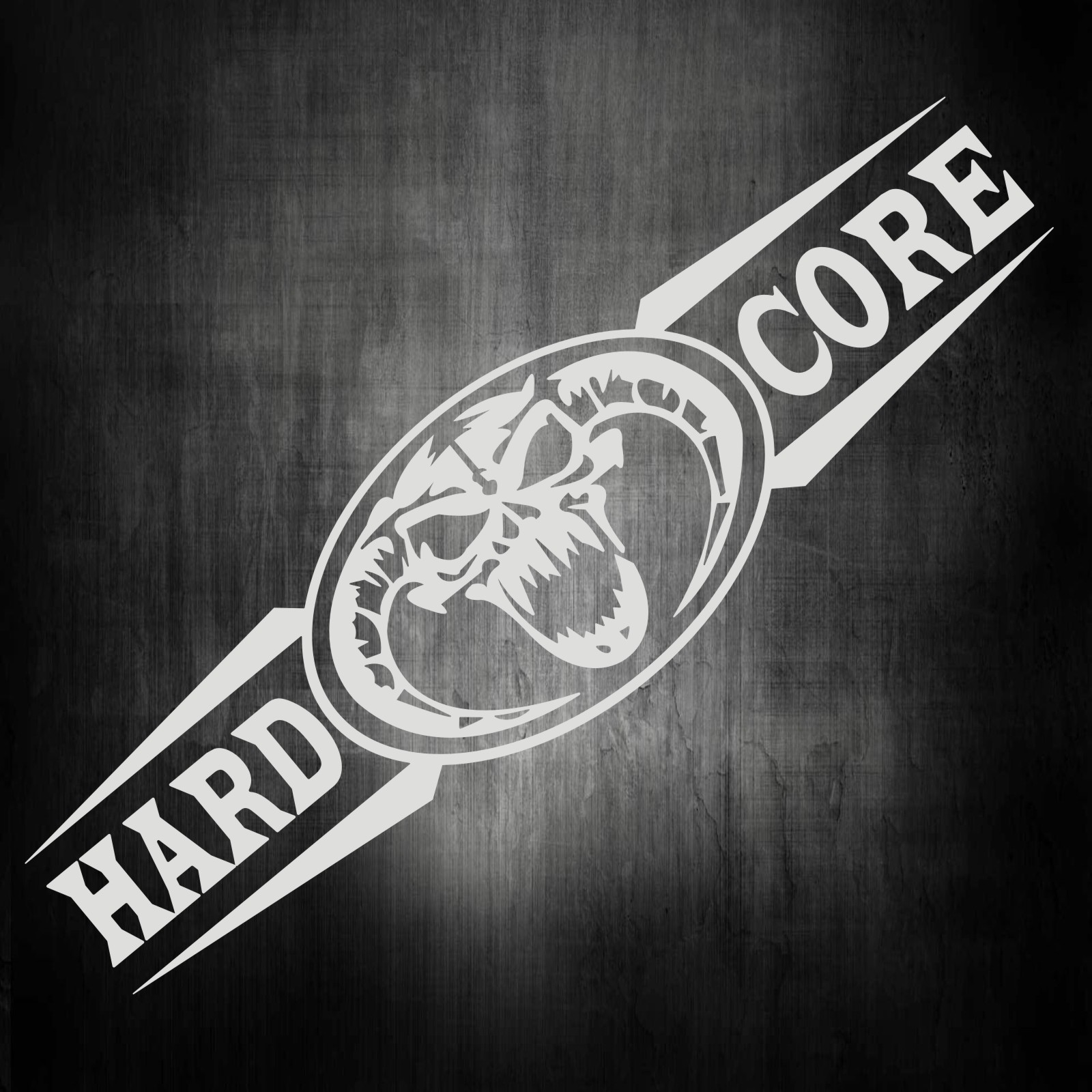 Masters of Hardcore Logo Aufkleber