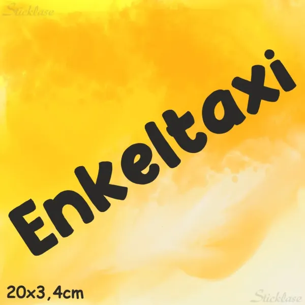 Aufkleber Enkeltaxi