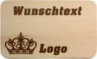Frühstücksbrett aus Buche Wunschgravur